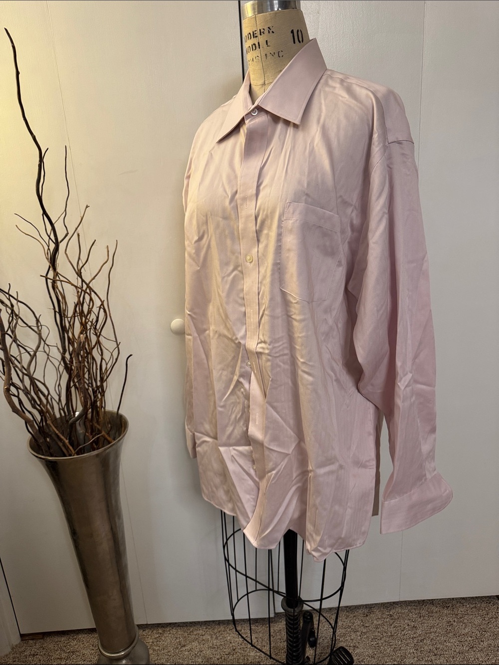 Joseph Abboud Pale Pink Dress Shirt